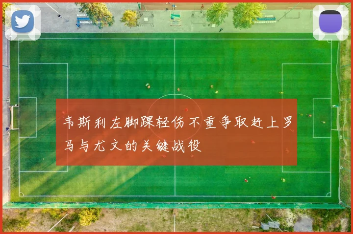 韦斯利左脚踝轻伤不重争取赶上罗马与尤文的关键战役